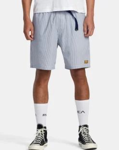 RVCA EXOTICA 18" ELASTIC WAIST SHORTS Mazarine Blue Best