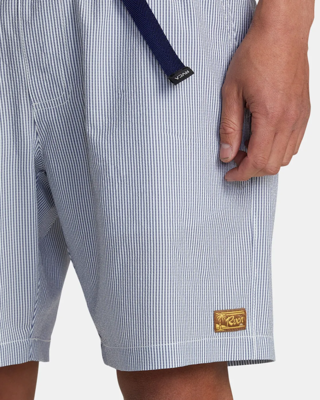 RVCA EXOTICA 18" ELASTIC WAIST SHORTS Mazarine Blue Best