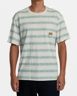 RVCA EXOTICA CREW TEE Latte Clearance