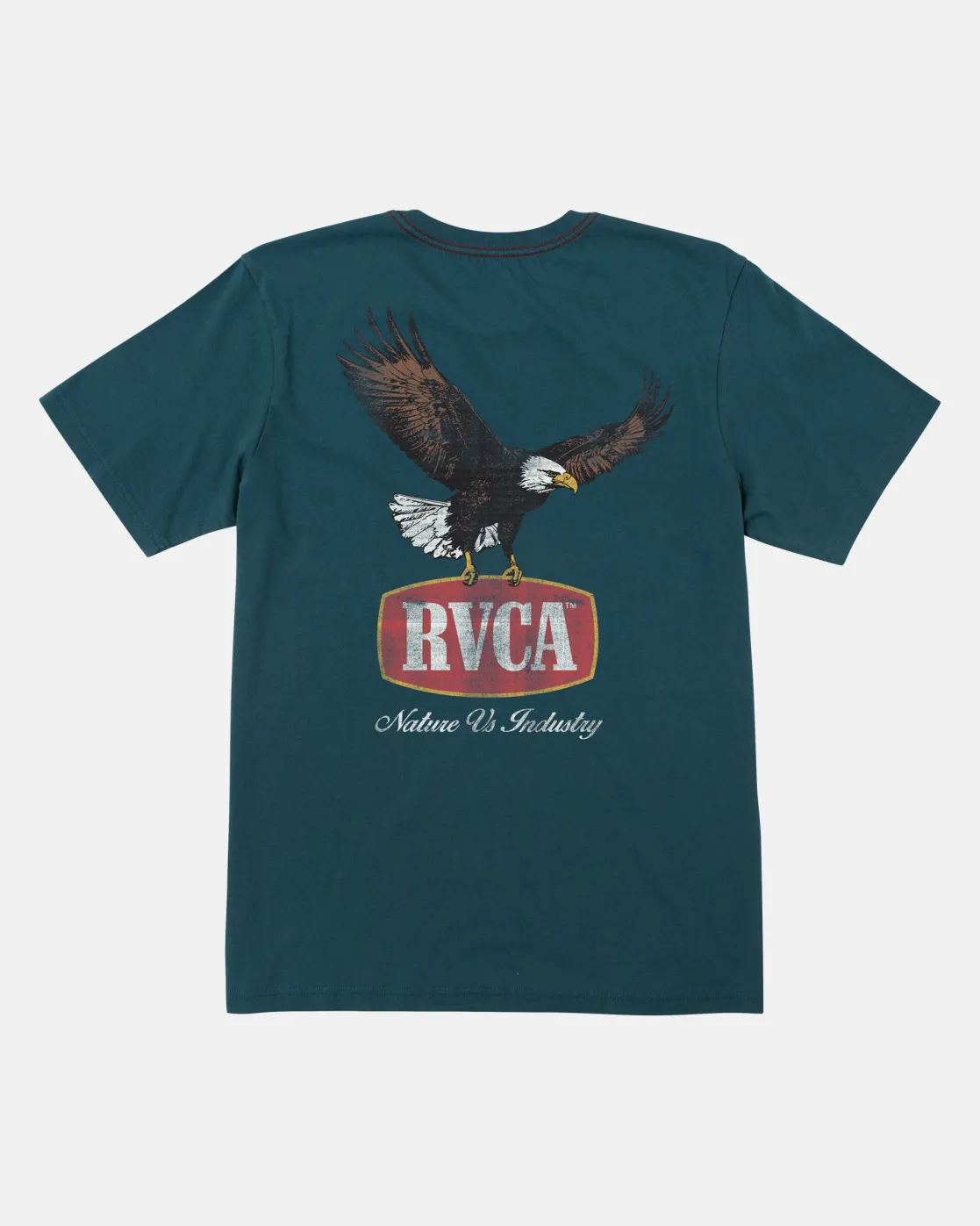 RVCA FLIGHT PATH TEE Duck Blue