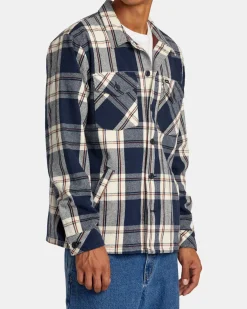 RVCA FLIGHT RISK SHIRT JACKET Moody Blue Hot