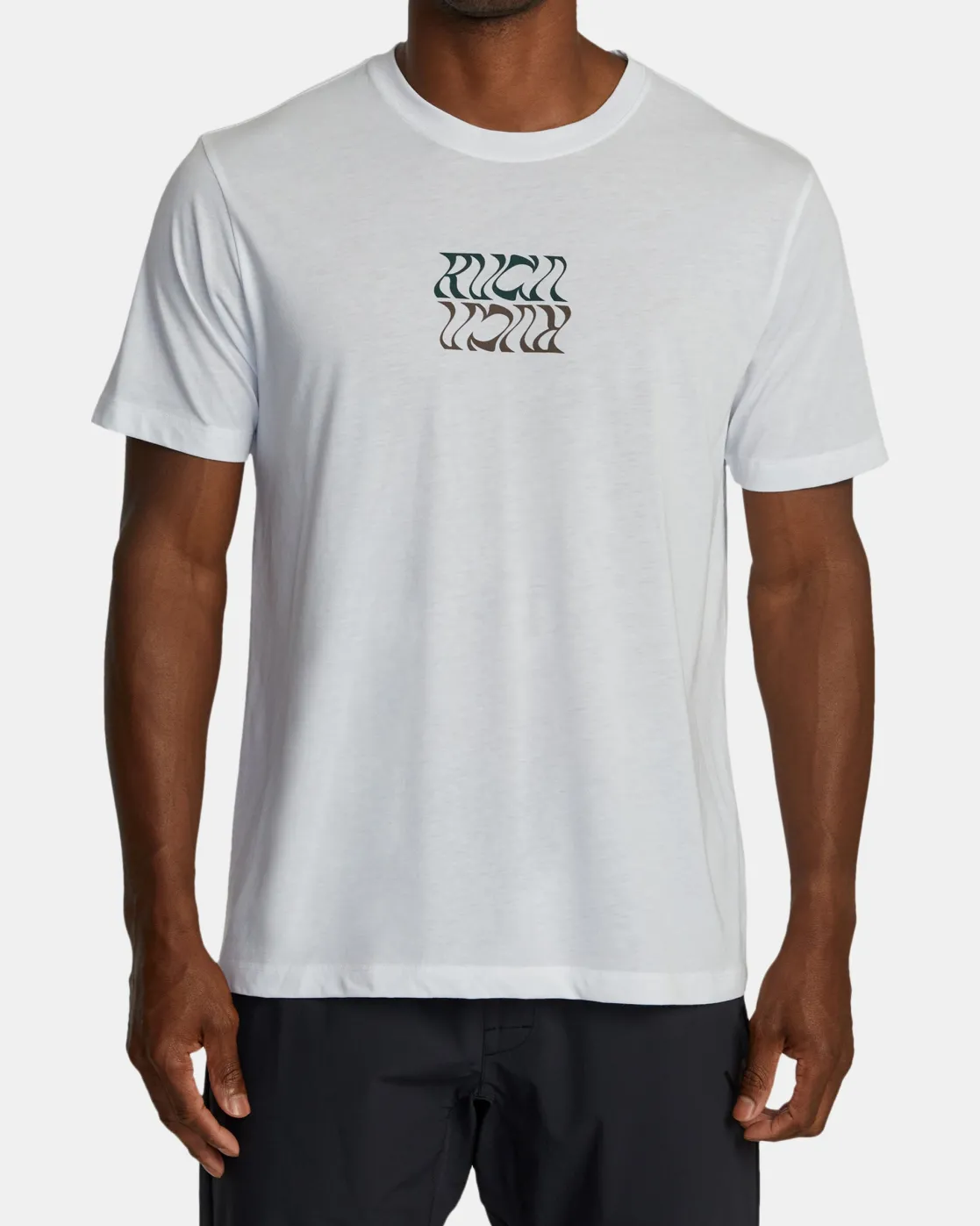 RVCA FLIP FLOW SPORT TECH TEE White Hot