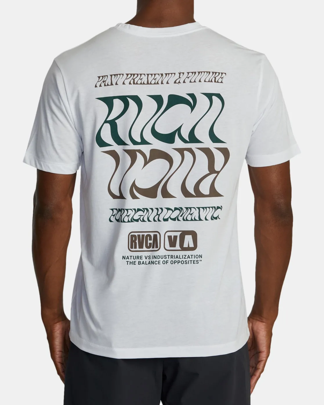 RVCA FLIP FLOW SPORT TECH TEE White Hot