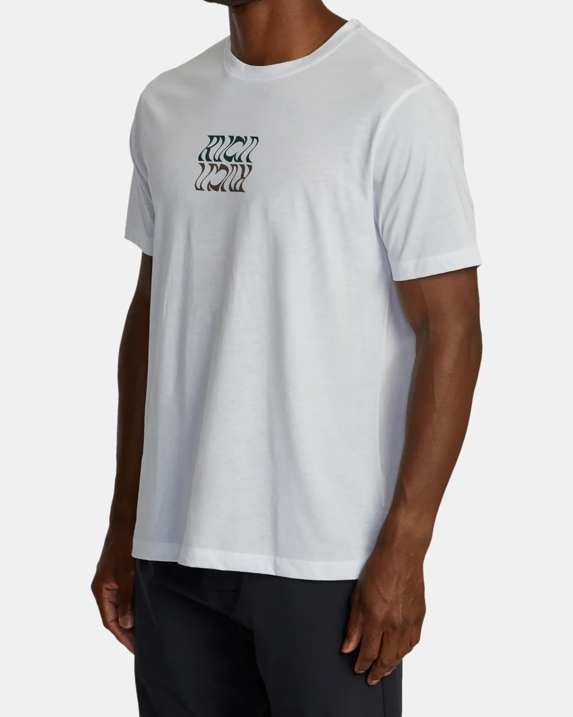 RVCA FLIP FLOW SPORT TECH TEE White Hot