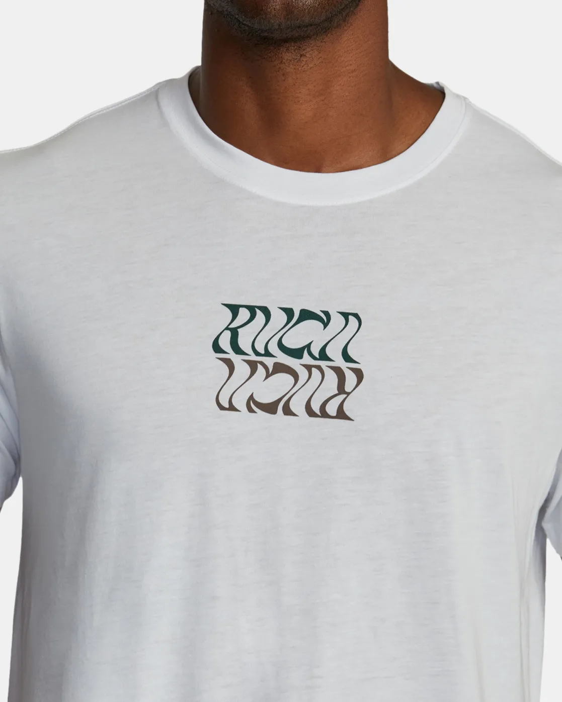 RVCA FLIP FLOW SPORT TECH TEE White Hot