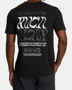 RVCA FLIP FLOW SPORT TECH TEE Black Outlet