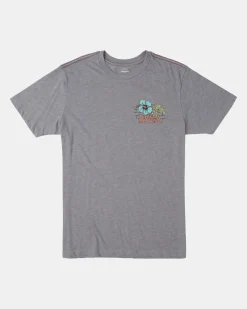 RVCA FLORAL PARK TEE Smoke Outlet