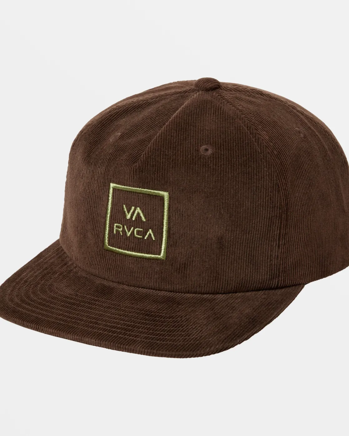 RVCA FREEMAN SNAPBACK HAT Chocolate New