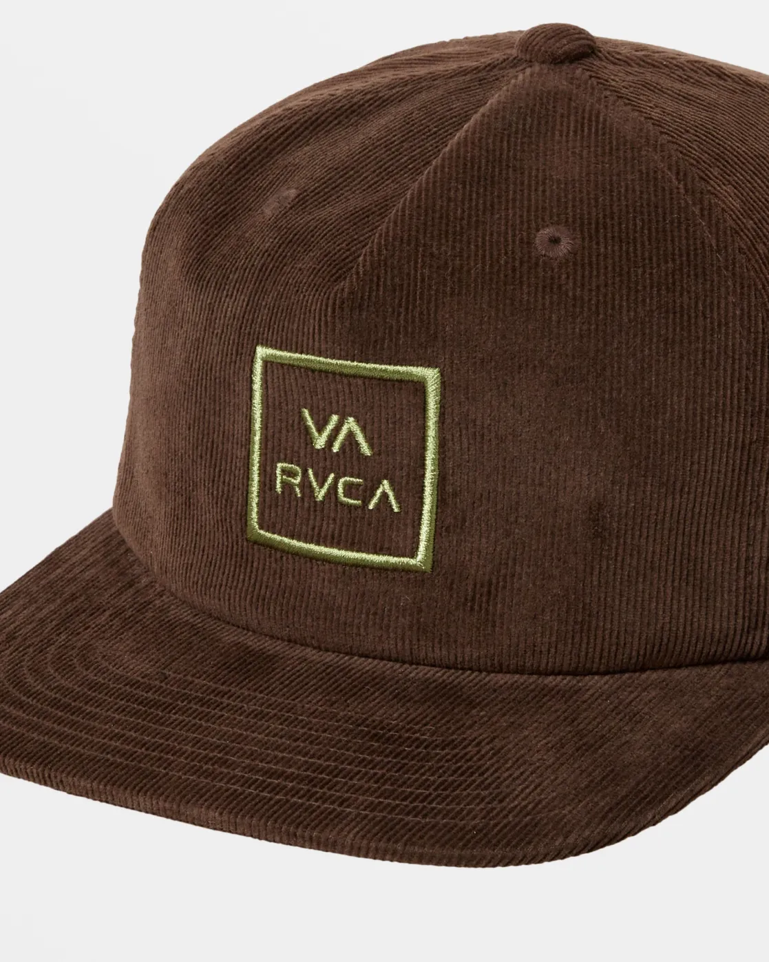 RVCA FREEMAN SNAPBACK HAT Chocolate New