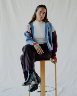 RVCA GABRIELLE CARDIGAN Ecru Discount