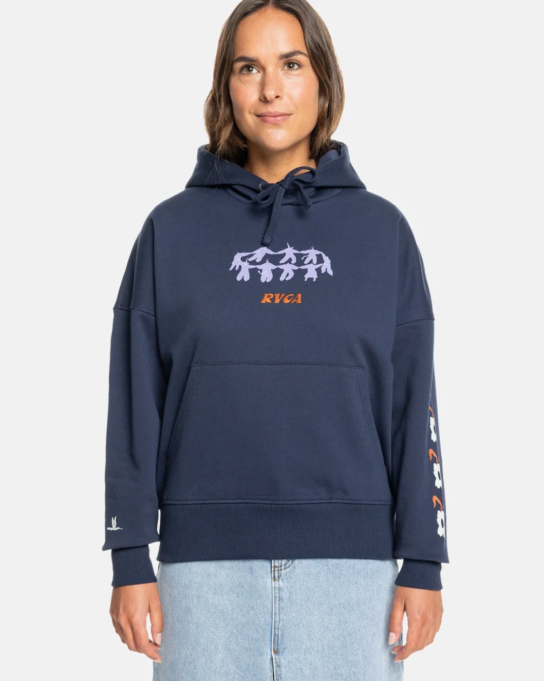 RVCA GABRIELLE HOODIE Navy Online