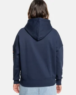 RVCA GABRIELLE HOODIE Navy Online