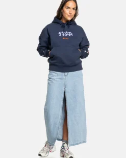 RVCA GABRIELLE HOODIE Navy Online