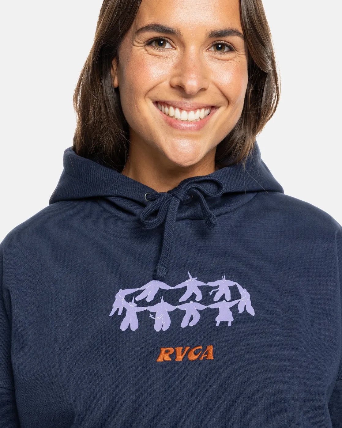 RVCA GABRIELLE HOODIE Navy Online