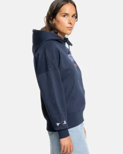 RVCA GABRIELLE HOODIE Navy Online