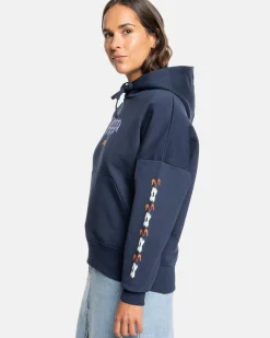RVCA GABRIELLE HOODIE Navy Online