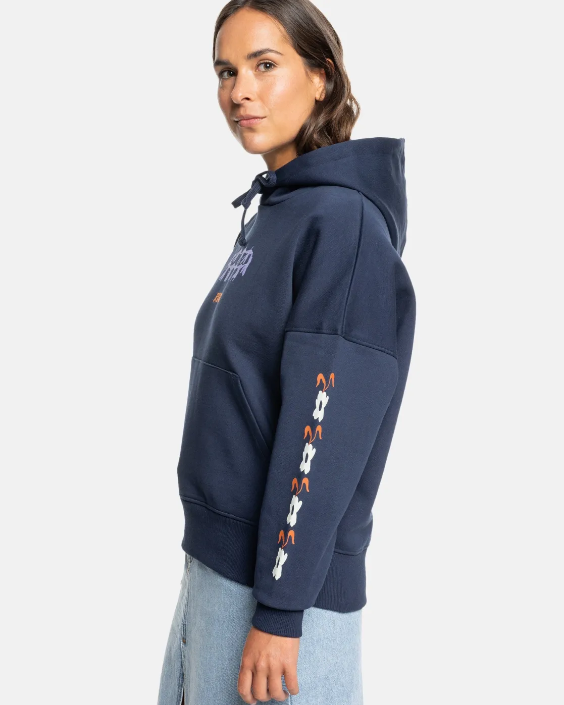 RVCA GABRIELLE HOODIE Navy Online