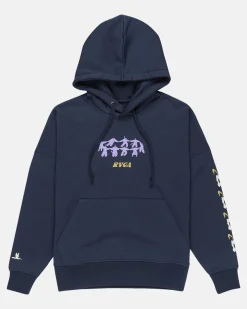 RVCA GABRIELLE HOODIE Navy Online