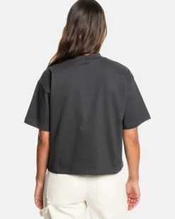 RVCA GABRIELLE MONCEAUX KINNEY TEE Washed Black Best