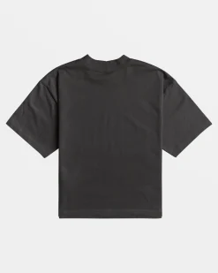 RVCA GABRIELLE MONCEAUX KINNEY TEE Washed Black Best