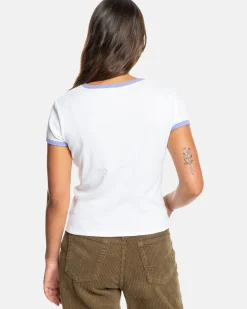 RVCA GABRIELLE MONCEAUX RINGER TEE White Online