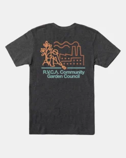 RVCA GARDEN COUNCIL TEE Black Online
