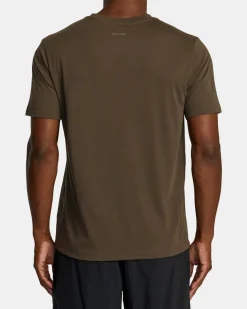 RVCA GLOBAL DIGI SPORT TECH TEE Chocolate Online