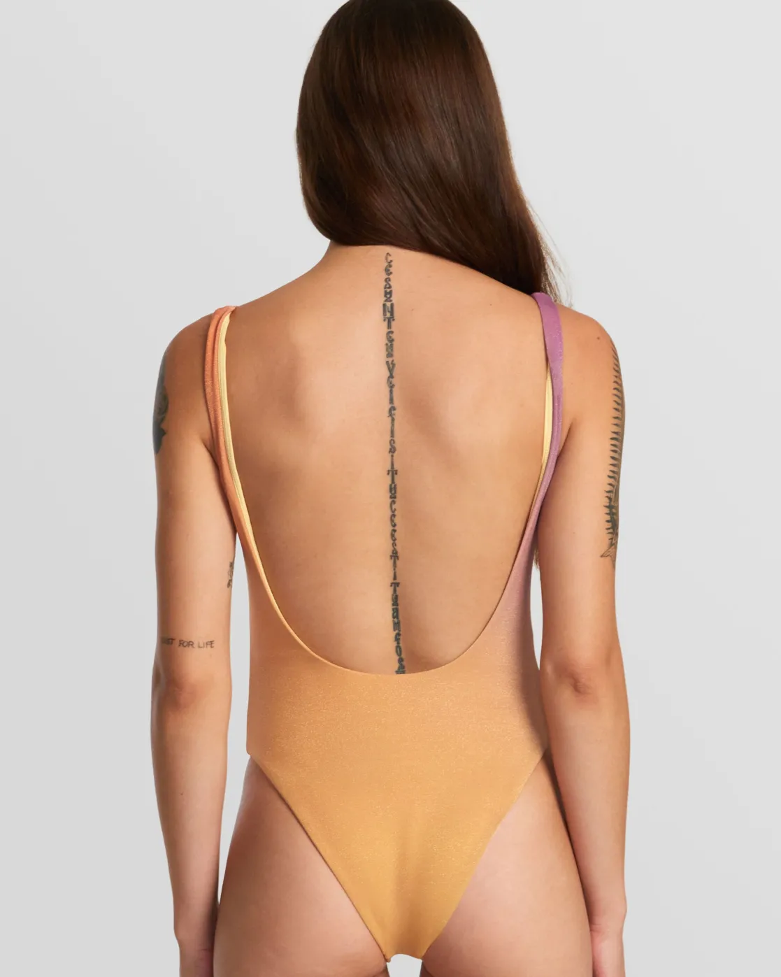 RVCA GOLDEN STAPLE ONE-PIECE SWIMSUIT Multi Clearance