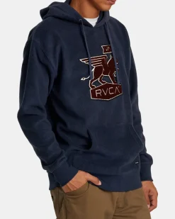 RVCA GRIFFIN HOODIE Moody Blue Outlet