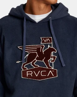 RVCA GRIFFIN HOODIE Moody Blue Outlet