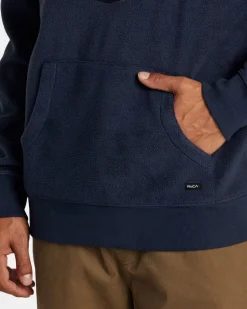 RVCA GRIFFIN HOODIE Moody Blue Outlet