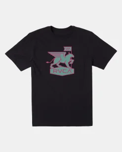 RVCA GRIFFIN PARK TEE Black Clearance