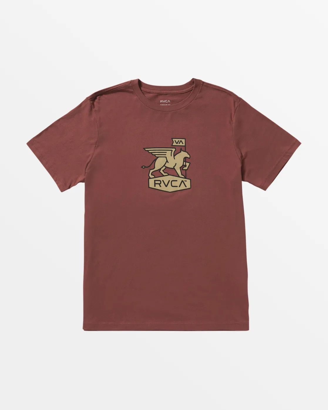 RVCA GRIFFIN PARK T-SHIRT Red Earth Best