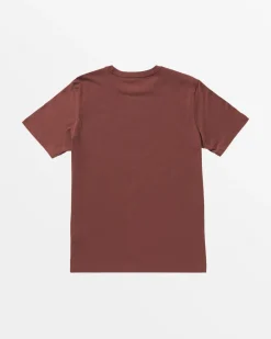 RVCA GRIFFIN PARK T-SHIRT Red Earth Best