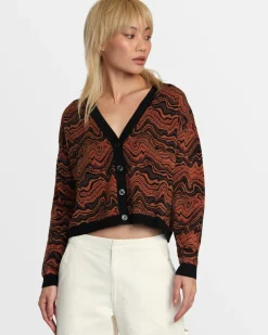 RVCA HAPPY HOUR CARDIGAN Black Sale