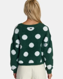 RVCA HAPPY HOUR CARDIGAN Pineneedle Best