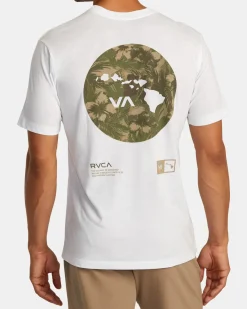 RVCA HAWAII BAR TREE TEE White Online