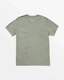 RVCA HAWAII ISLAND HEX POCKET TEE Monument