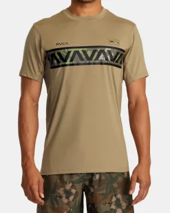 RVCA HAWAII SPORT VENT TEE Dark Khaki Sale