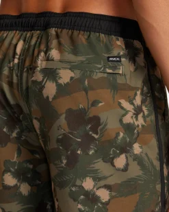 RVCA HAWAII YOGGER HYBRID TECHNICAL TRAINING SHORTS Floral Camo Discount