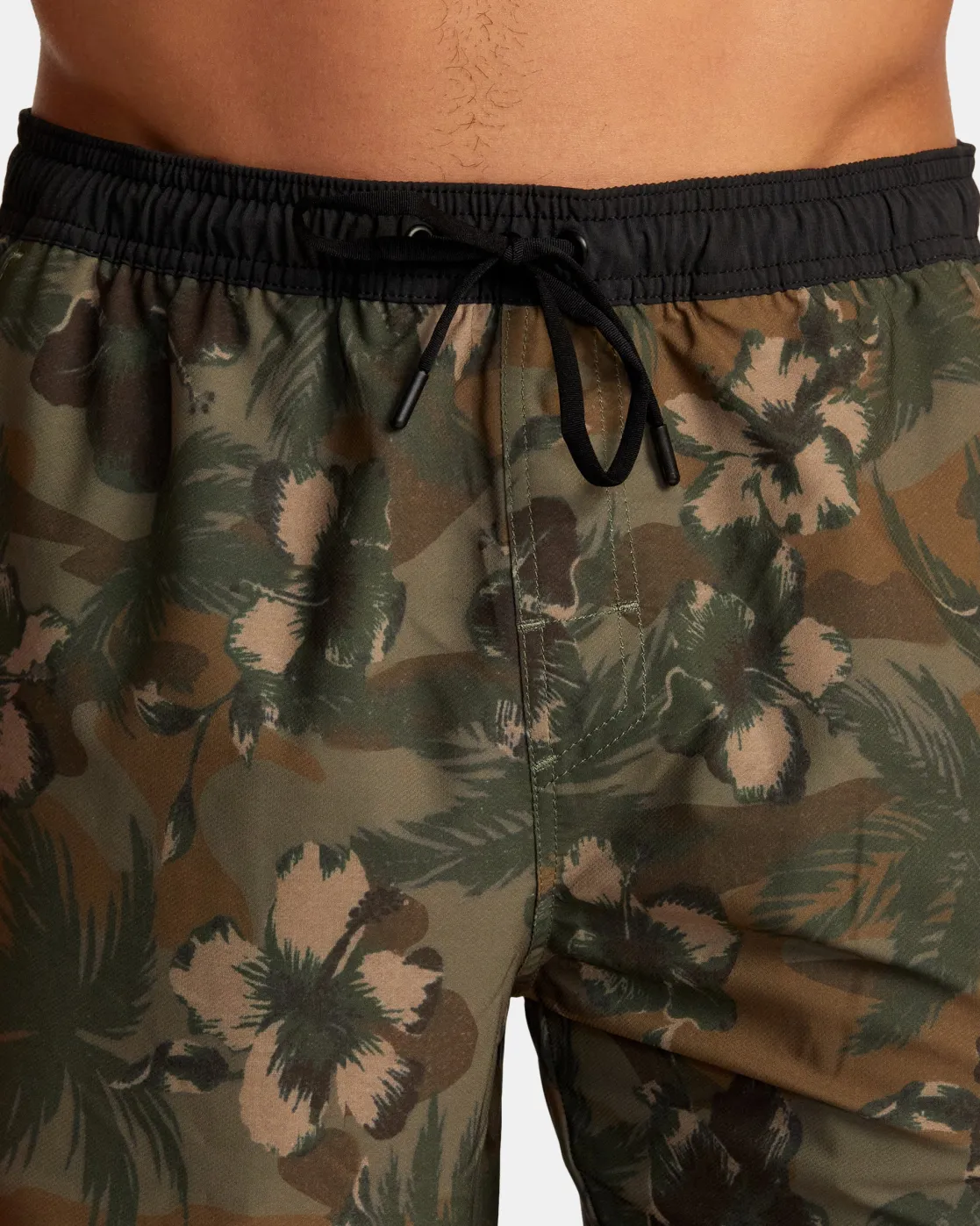 RVCA HAWAII YOGGER HYBRID TECHNICAL TRAINING SHORTS Floral Camo Discount