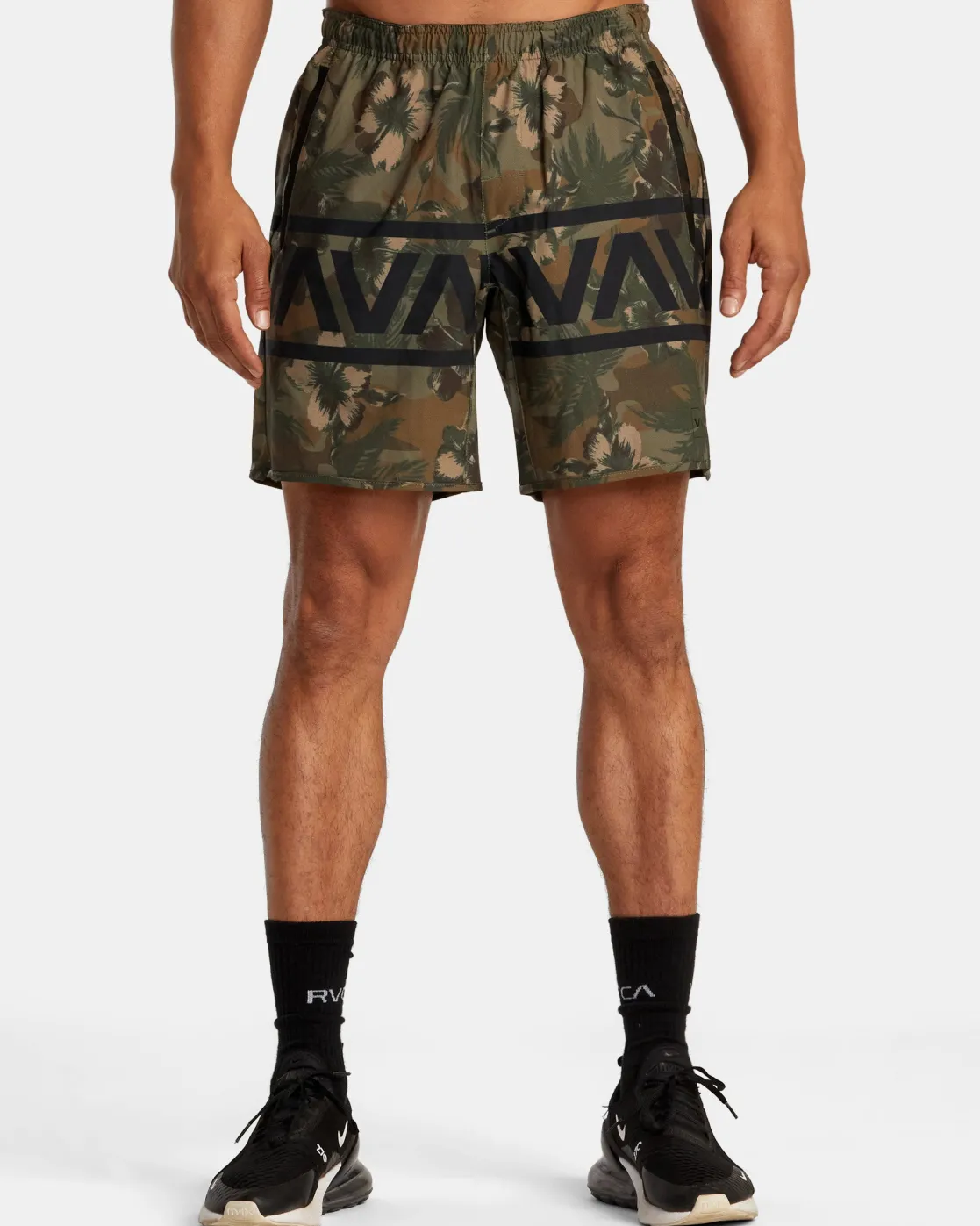 RVCA HAWAII YOGGER STRETCH 17" SHORTS Floral Camo Discount