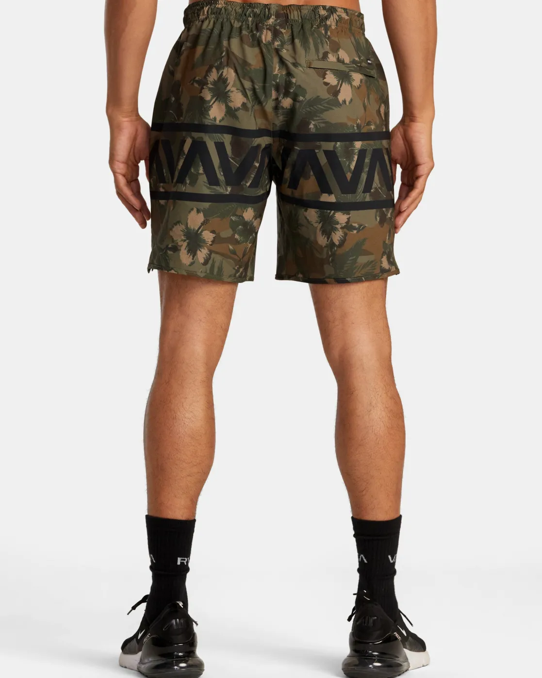 RVCA HAWAII YOGGER STRETCH 17" SHORTS Floral Camo Discount