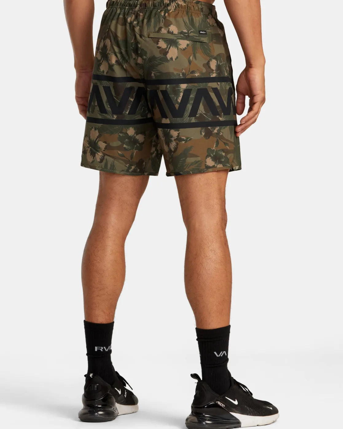 RVCA HAWAII YOGGER STRETCH 17" SHORTS Floral Camo Discount