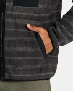 RVCA HAWTHORNE ZIP-UP HOODED FLEECE Multi