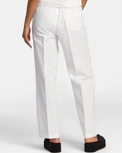 RVCA HUDSON WIDE LEG PANTS Whisper White Discount