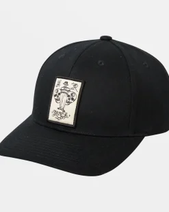 RVCA INVISIBLE MAN CLIPBACK CAP Black Best
