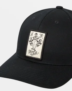 RVCA INVISIBLE MAN CLIPBACK CAP Black Best