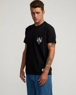 RVCA INVISIBLE MAN T-SHIRT Black