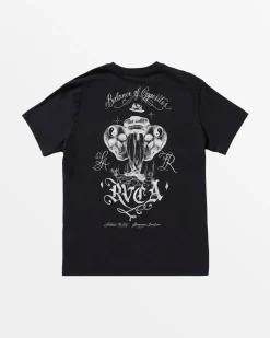 RVCA INVISIBLE MAN T-SHIRT Black